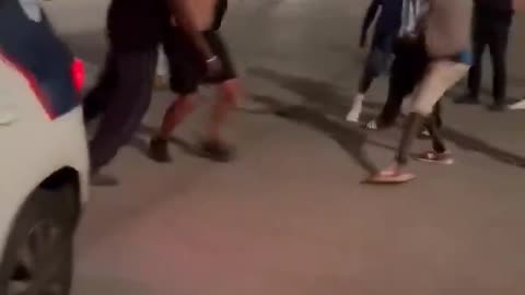 This is Barcelona. In Europe, no one is safe.