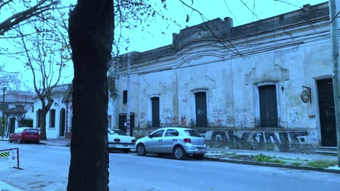 Journey through the small alleys of Argentina city