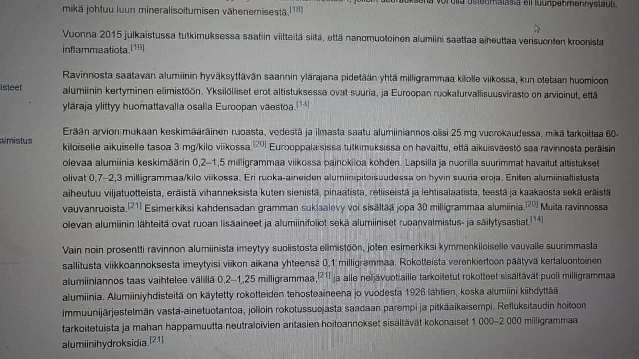 kemikaalilentojen 3 yleistä aineosaa
