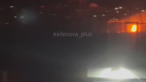 💥 The moment the attack on the Sheskharis oil terminal began, Novorossiysk!