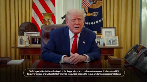 BREAKING: President Trump message to people living illegally in United States: