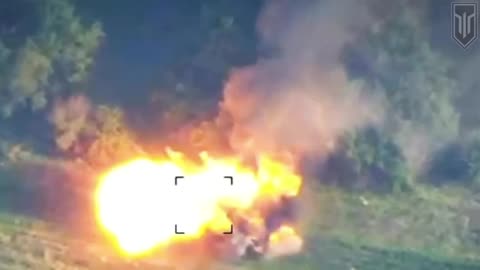 💥 A powerful secondary detonation of the ammunition of a Russian BMP-2