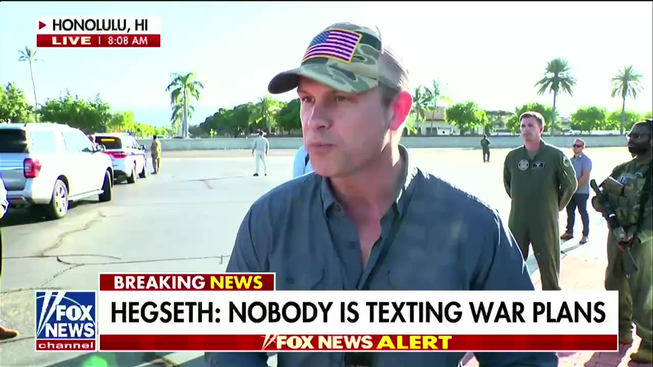 'Nobody's texting war plans': Pete Hegseth spins like crazy as reporters pepper him