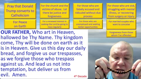Mary's Daily Live Holy Rosary Prayer at 8:00 p.m. EDT 04/28/2025