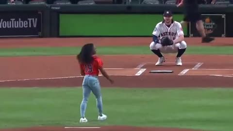You don’t realize how tiny she is until she’s next to him 😂 - Simone Biles