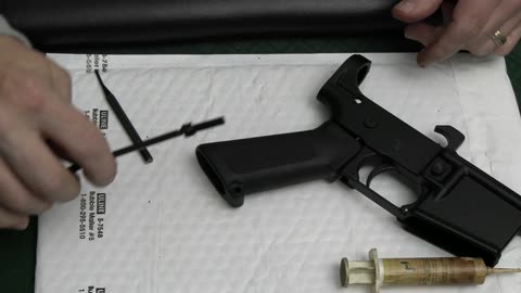 #8 Installing safety selector & grip AR 15 lower