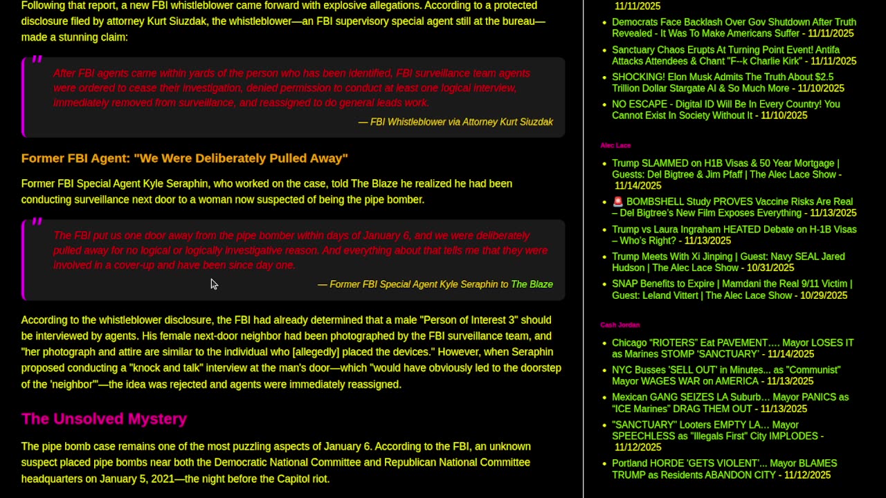 Dan Bongino Blows Up At Republican Over Ignoring FBI Whistleblowers Harassment For J6 Discoveries