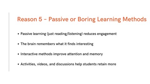 6 Reasons Why Students' Retention Power Decreases and Ways to Improve It