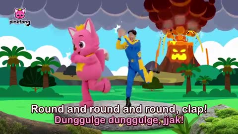 Round & Round with Hoi & Sammy | Mingle Game | Dance-Along | Pinkfong Official