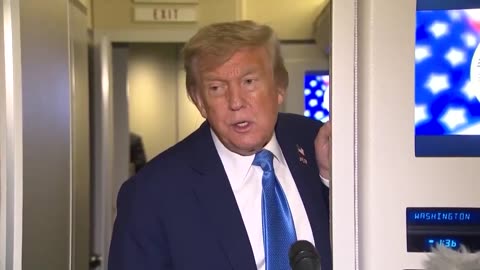 President Trump: "An end. A real end. Not a ceasefire — an end."