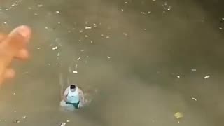 The sea in Egypt doesn't look very clean.