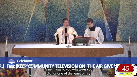 NCTV45 CATHOLIC MASS HOLY SPIRIT PARISH (ST VITUS) 9:00 AM THUR NOV 13 2025