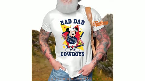 Dallas Cowboys Mickey Mouse Rad Dad Shirt Graphic