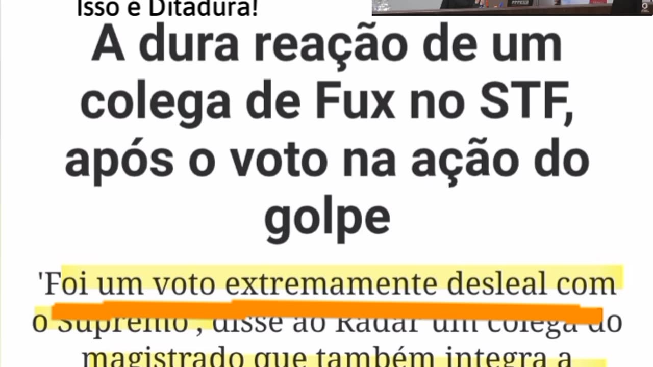 Falam o que quer, acreditam quem é trouxa. Mas a descrição deles é totalmente diferente. Isso é Ditadura!