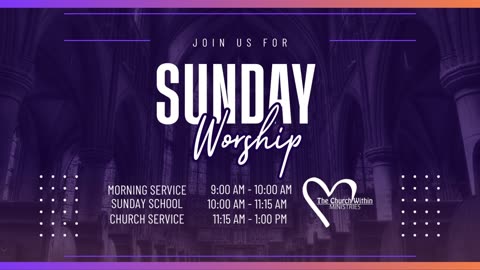 ✨TCWIM! ⏰ 10:00 AM | 5/18/25 📖 Minister Deloyd Johnson Brings the Word! 🙌🔥 (1)