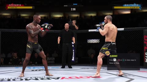 Isreal Adeysana vs Robert Whittaker