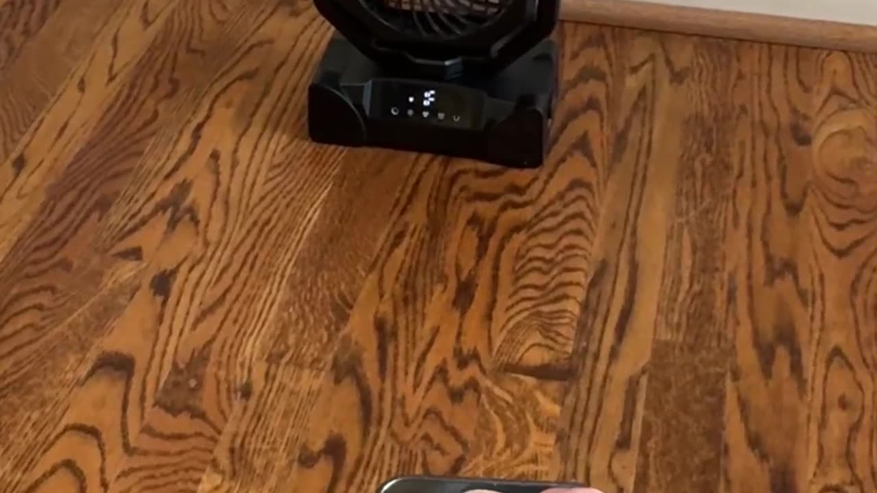 Portable Rechargeable Fan – 20000mAh Battery, LED Light & Remote for Camping 🌬️🔋🏕️