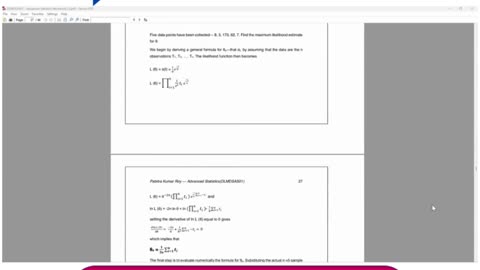 Student Work(Assessment)| DLMDSAS011 Assessment:Advanced Statistics in Python work Video | IU