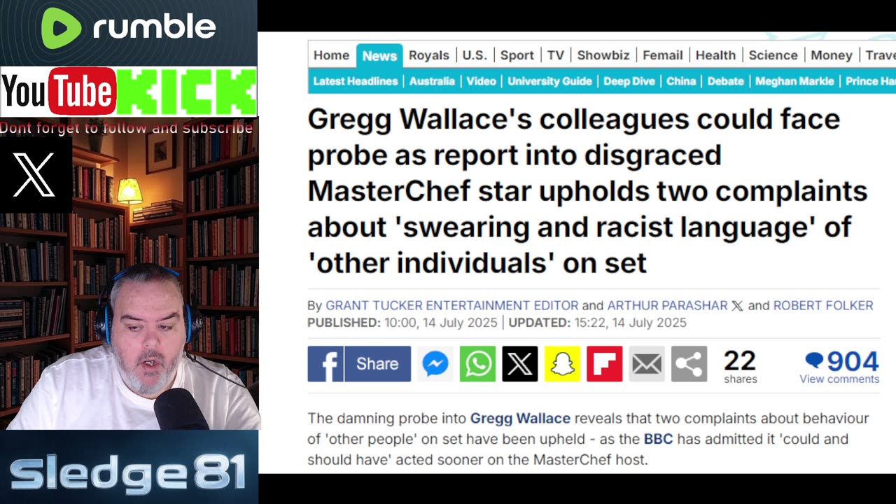 Gregg Wallace's colleagues could face probe the BBC created more pedo and abusers than the church