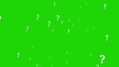 Al Grow Question Mark Green Screen Videos copyrightfree