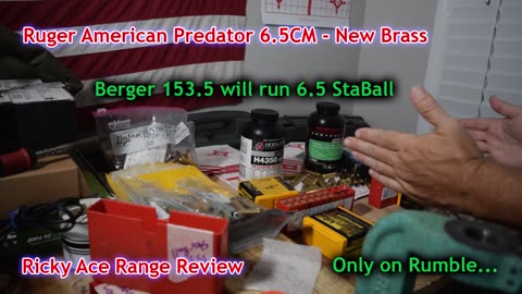 New Brass - New 6.5CM loads - Berger 140s with H4350 and Berger 153.5s with Sta-ball