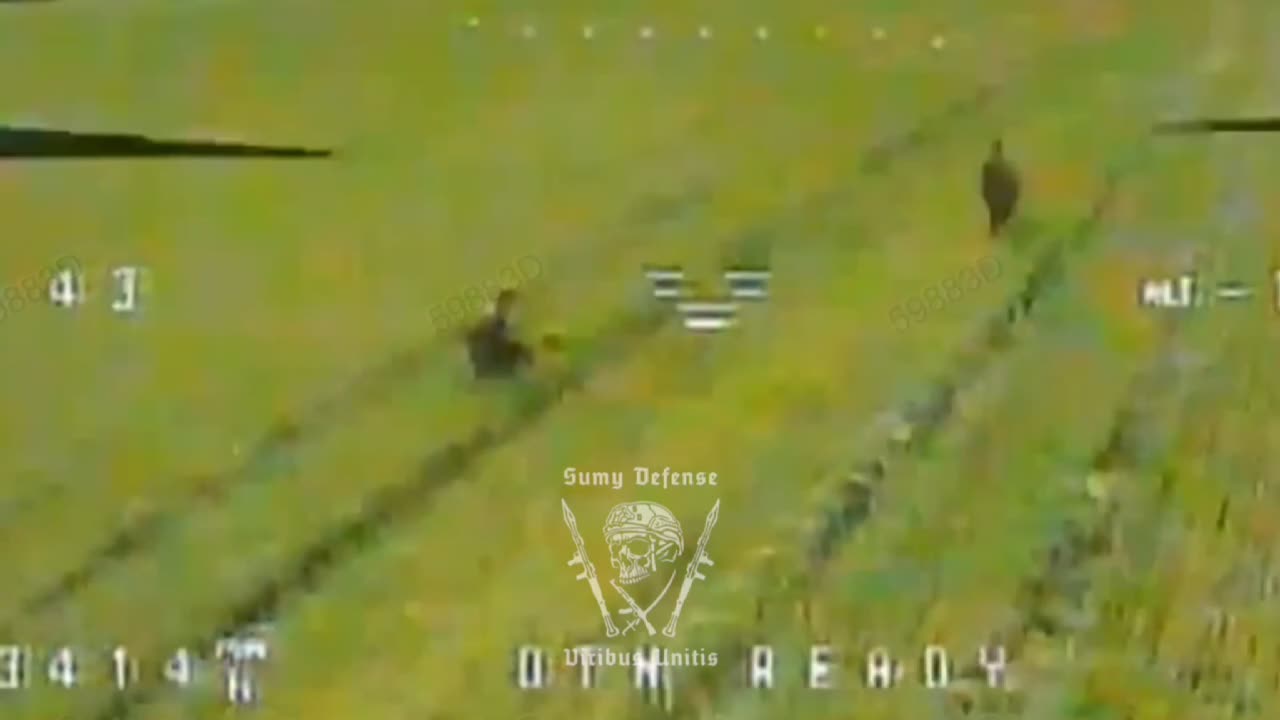 Russians Lit Up While Crossing Wire