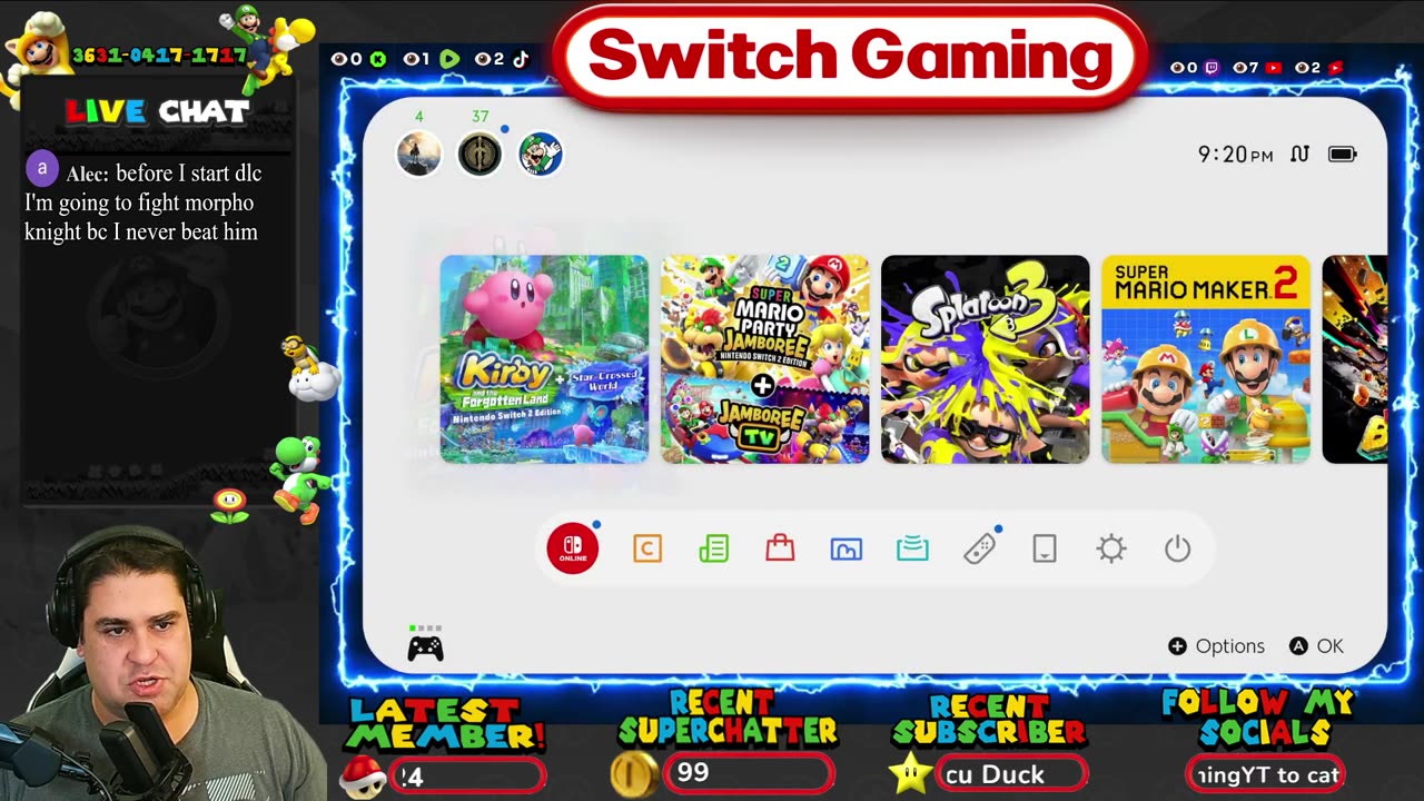 LIVE NOW: Kirby Star Crossed World DLC | Switch 2 Chaos Stream 🎮✨