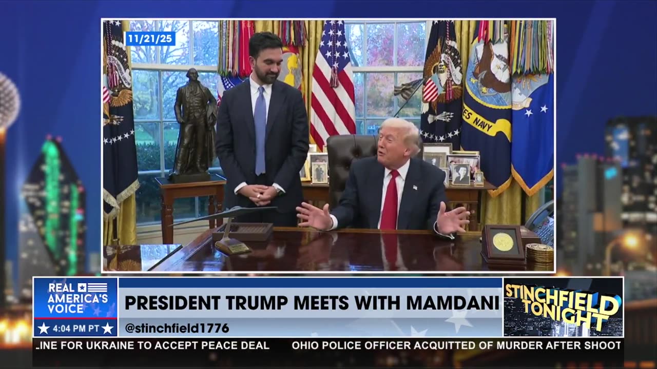 TRUMP MEETS "SELF-DESCRIBED SOCIALIST AND COMMUNIST" IN OVAL OFFICE