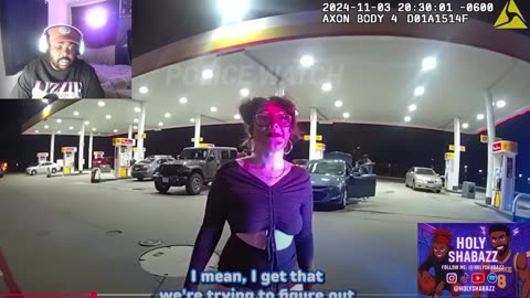 Back to Body Cams Ep. 33: Dallas Stripper Beats Baby Daddy in Gas Station Lot 😳 #holyshabazz