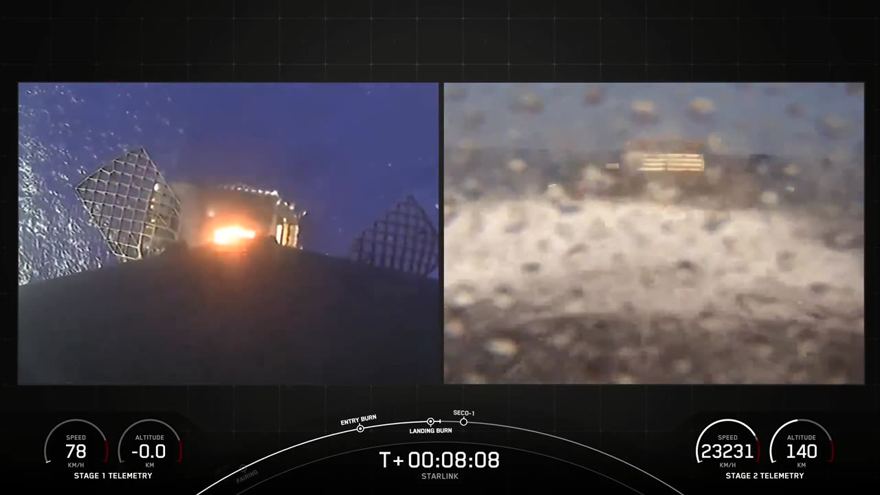 Falcon 9 lands on the Just Read the Instructions droneship
