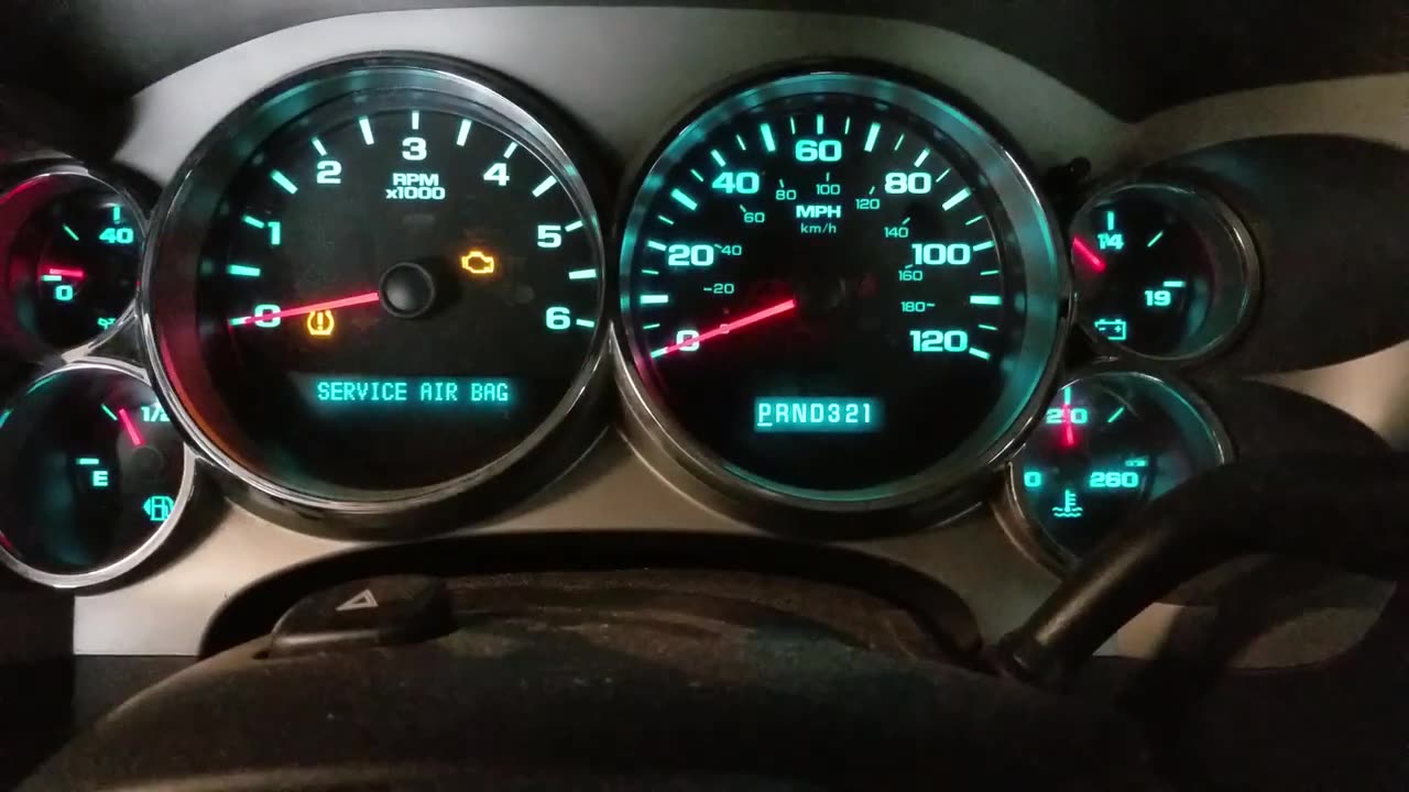 2009 Chevy Silverado reset oil light