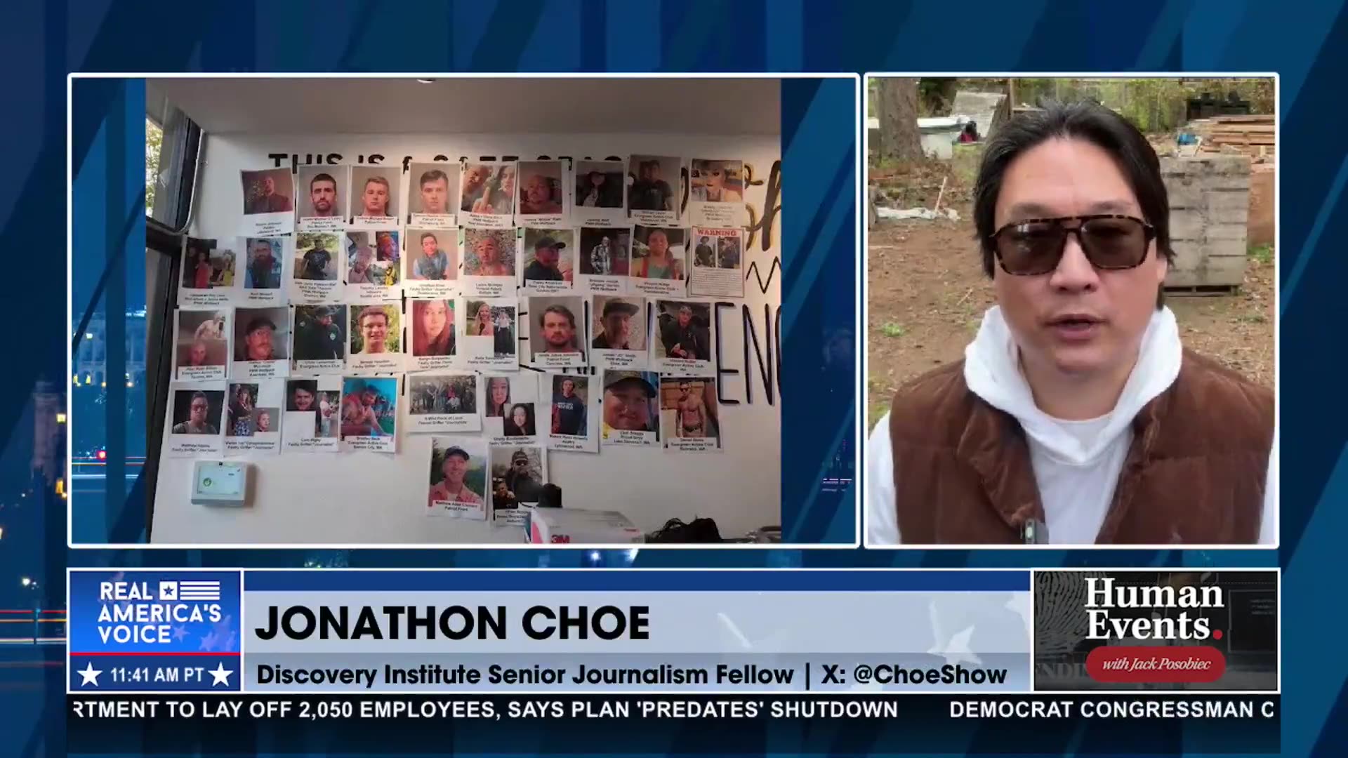 ANITFAS JOURNALIST HIT LIST: PHOTOS ON A WALL