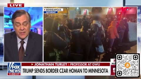 Jonathan Turley: Border Czar Tom Homan is Heading to Minneapolis MN