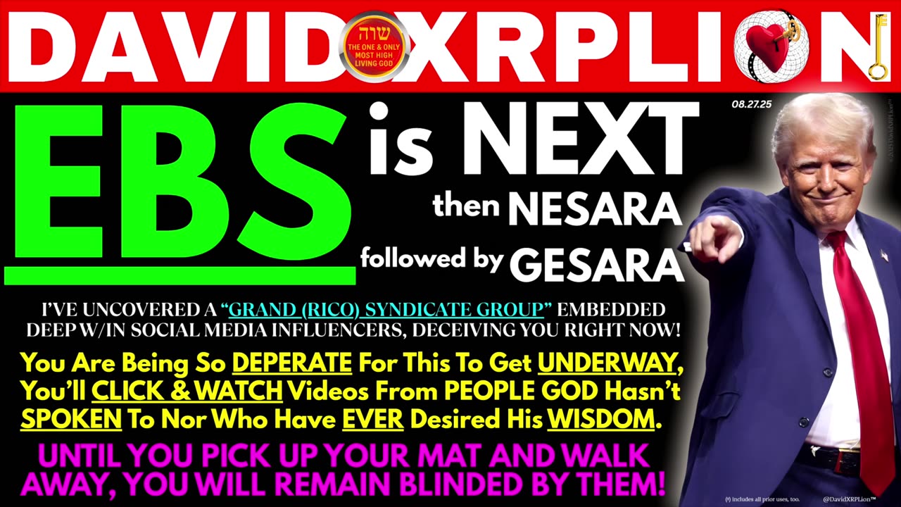 David XRPLion: YOU MUST KNOW THIS TRUTH TO SURVIVE WHAT'S COMING.......