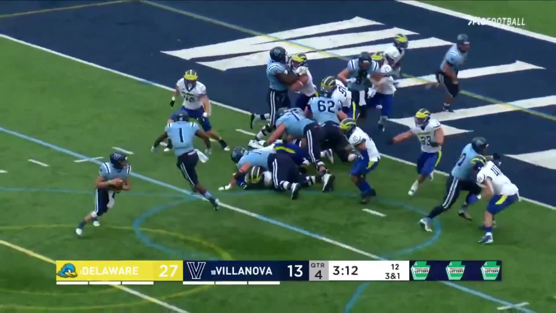 Now this was one of the most insane plays in Football history -- 16 secs