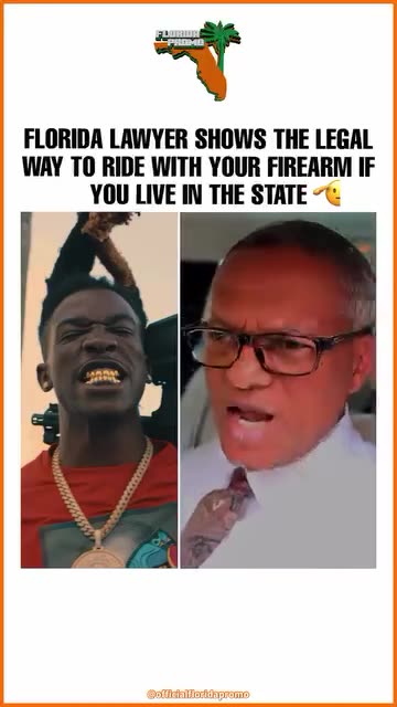 FLORIDA LAWYER SHOWS THE LEGAL WAY TO RIDE WITH YOUR FIREARM IF YOU LIVE IN THE STATE