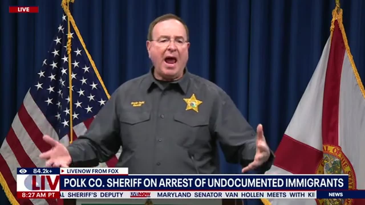 Grady Judd on arrests of Illegal immigrant gang members in Florida