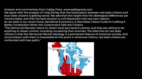 Oct 23 2025 Gabby Press Commentary on Just the News Article: Polarization rows deeper