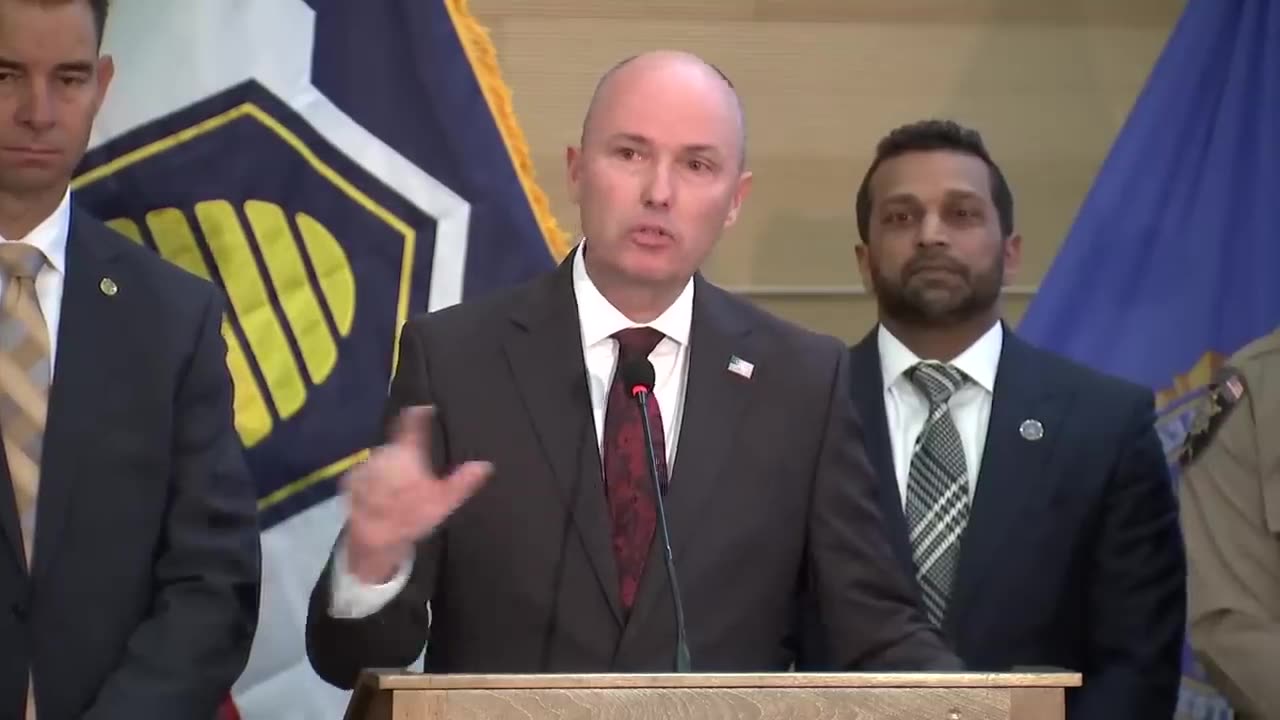 CATCH FASCIST NEWS CONF- OG Charlie Kirk shooting presser w/Kash Patel, UT Gov-They Caught the Decoy