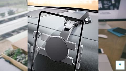 eSamcore Dashboard Tablet Holder for Car Suction Cup Car Mount with Large Clamp for All 6"