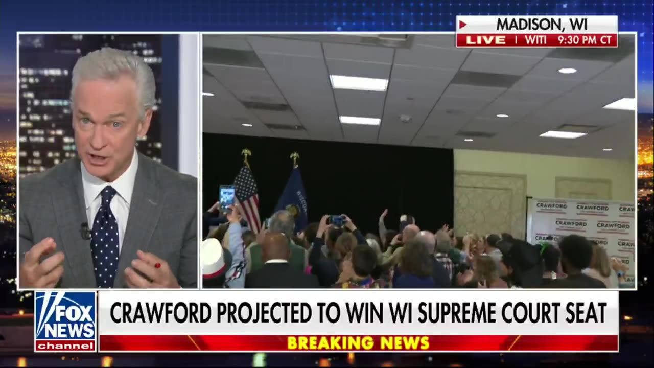 Liberal Judge Susan Crawford has secured a seat on the Wisconsin Supreme Court, according to AP