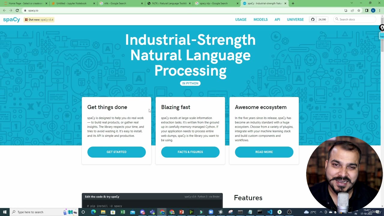 47.4 Tokenisation Practicals Krish naik MLl