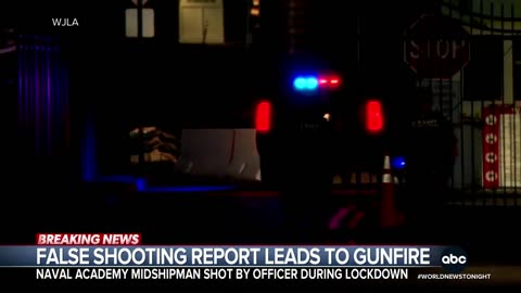 False shooting report leads to gunfire at US Naval Academy in Maryland