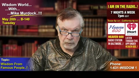 Re-Air: Wisdom World With Mike Murdock..!!!