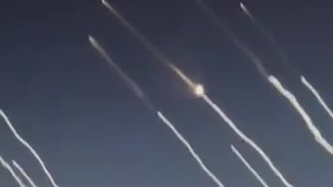 plane over Dubai shows Iran’s ballistic missiles