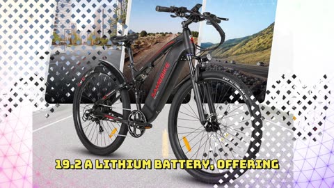 SAMEBIKE RS-A05 Electric bike 1000W 48V19.2AH Lithium Battery Riding Electric bike