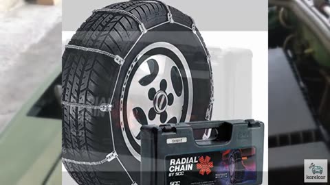 SCC SC1036 Radial Chain Cable Traction Tire Chain - Set of 2