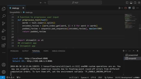 52.7 End To End Streamlit Web App Integrated With RNN And deployment Krish Naik ML