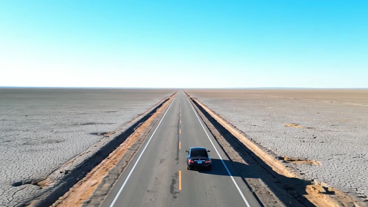 Car on Road High Quality B Roll