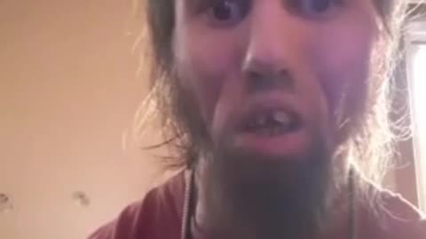 Cyraxx live on FB. "my morning routine". 6/27/2025. Mommy scares him, lol.